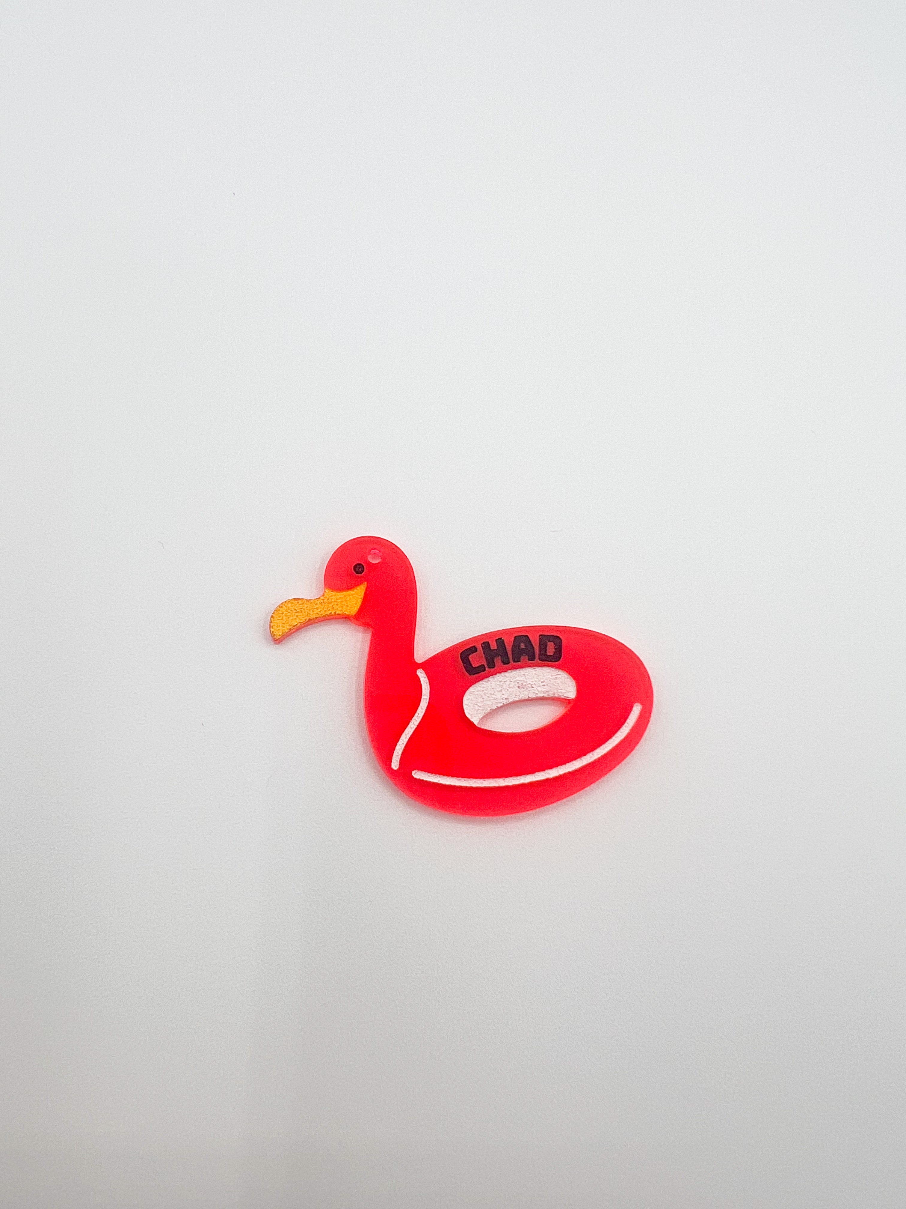 Flamingo Floaty Pet Tag1