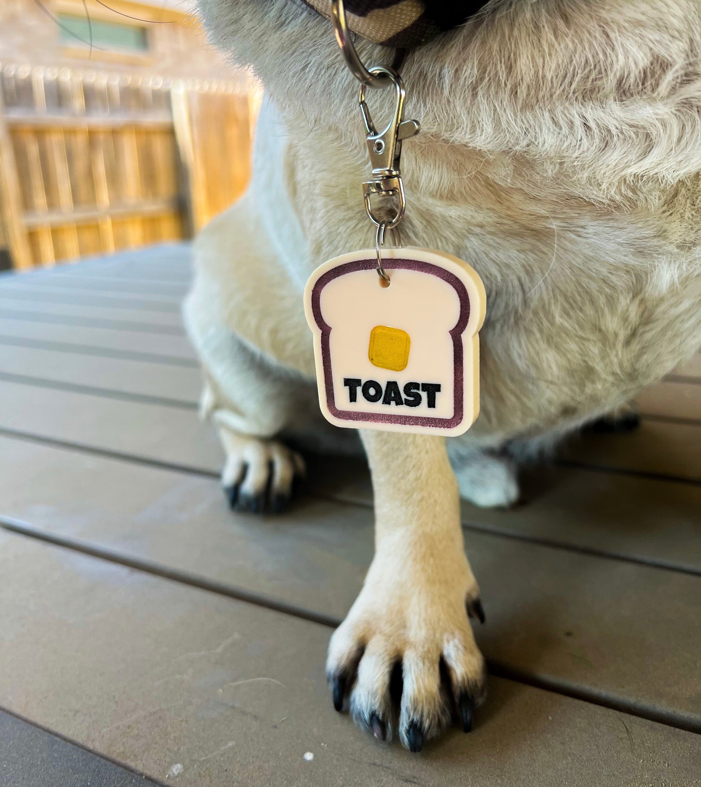 Toast Pet Tag