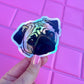 Holographic Pug Head Sticker