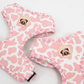PINK COW PRINT HARNESS